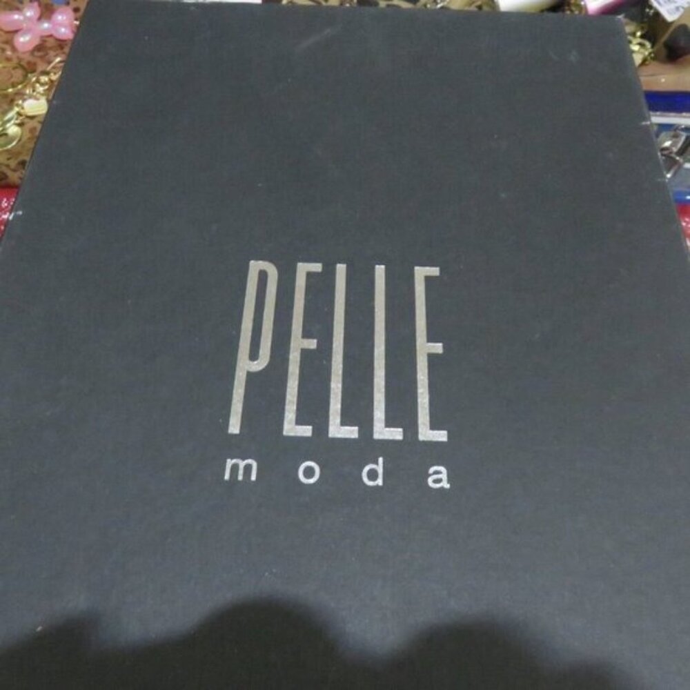 PELLE MODA Gleam Gold Glitter Slingback Pumps Heels size 8.5 Sexy Stilettos - Picture 14 of 14